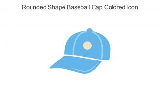 Rounded Shape Baseball Cap Colored Icon In Powerpoint Pptx Png And Editable Eps Format