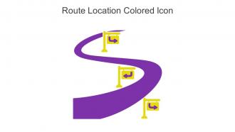 Route Location Colored Icon In Powerpoint Pptx Png And Editable Eps Format