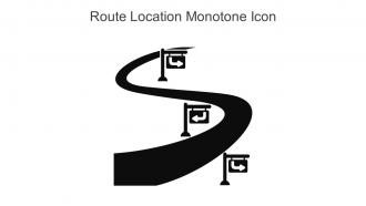 Route Location Monotone Icon In Powerpoint Pptx Png And Editable Eps Format