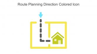 Route Planning Direction Colored Icon In Powerpoint Pptx Png And Editable Eps Format