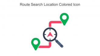 Route Search Location Colored Icon In Powerpoint Pptx Png And Editable Eps Format