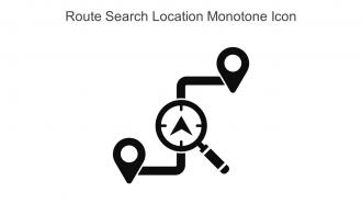 Route Search Location Monotone Icon In Powerpoint Pptx Png And Editable Eps Format