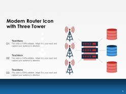 Router Icon Computer Technology Strength Security Arrow Network