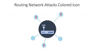 Routing Network Attacks Colored Icon In Powerpoint Pptx Png And Editable Eps Format