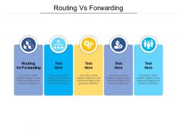 Routing vs forwarding ppt powerpoint presentation ideas slide portrait cpb