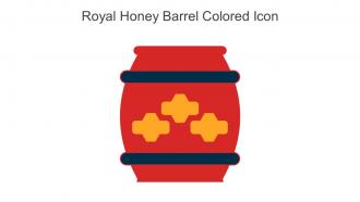 Royal Honey Barrel Colored Icon In Powerpoint Pptx Png And Editable Eps Format