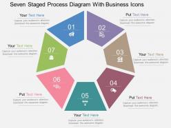 16633894 style division non-circular 7 piece powerpoint presentation diagram infographic slide