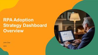 RPA Adoption Strategy Dashboard Overview PPT Slides AT