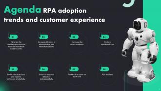 RPA Adoption Trends And Customer Experience Powerpoint Presentation Slides Interactive Appealing