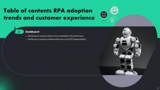 RPA Adoption Trends And Customer Experience Powerpoint Presentation Slides Appealing Informative