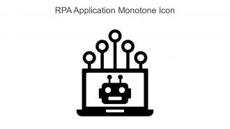 RPA Application Monotone Icon In Powerpoint Pptx Png And Editable Eps Format