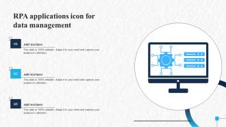 RPA Applications Icon For Data Management