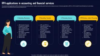RPA Applications In Accounting And Financial Services
