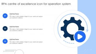 RPA Centre Of Excellence Icon For Operation System