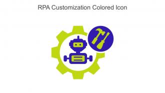 RPA Customization Colored Icon In Powerpoint Pptx Png And Editable Eps Format