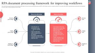 RPA Document Processing Framework For Improving Workflows