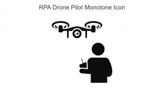 RPA Drone Pilot Monotone Icon In Powerpoint Pptx Png And Editable Eps Format