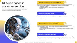 RPA For Business Transformation Key Use Cases And Applications AI CD Attractive Best