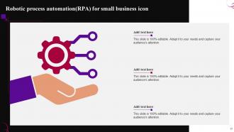 RPA For Small Businesses Powerpoint PPT Template Bundles Professional Aesthatic