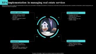 RPA Implementation In Managing Real Estate Services