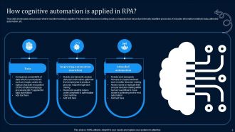 Cognitive Automation In RPA Powerpoint Ppt Template Bundles