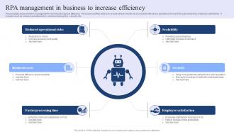 RPA Management In Business To Increase Efficiency
