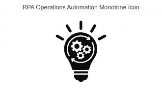 RPA Operations Automation Monotone Icon In Powerpoint Pptx Png And Editable Eps Format