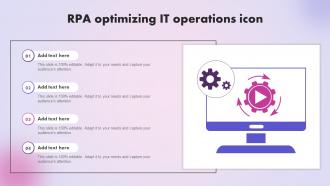 RPA Optimizing IT Operations Icon