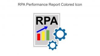 RPA Performance Report Colored Icon In Powerpoint Pptx Png And Editable Eps Format