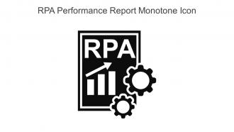 RPA Performance Report Monotone Icon In Powerpoint Pptx Png And Editable Eps Format