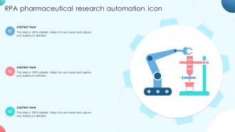 RPA Pharmaceutical Research Automation Icon