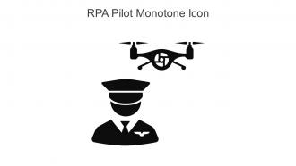 RPA Pilot Monotone Icon In Powerpoint Pptx Png And Editable Eps Format