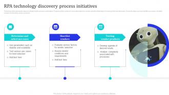 RPA Technology Discovery Process Initiatives