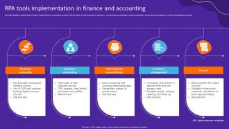 RPA Tools Implementation In Finance And Accounting