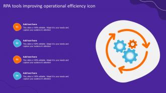 RPA Tools Improving Operational Efficiency Icon