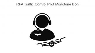 RPA Traffic Control Pilot Monotone Icon In Powerpoint Pptx Png And Editable Eps Format