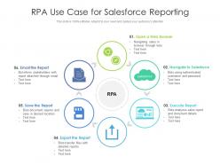 Rpa use case for salesforce reporting