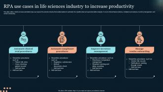 RPA Use Cases In Life Sciences Industry To Increase Productivity