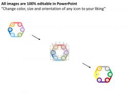30176517 style cluster hexagonal 6 piece powerpoint presentation diagram infographic slide