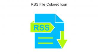 RSS File Colored Icon In Powerpoint Pptx Png And Editable Eps Format