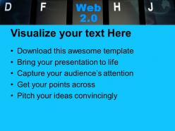 Rss web on keyboard internet powerpoint templates ppt themes and graphics 0113