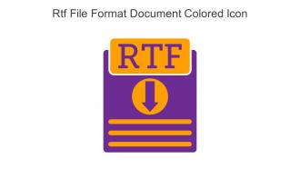 Rtf File Format Document Colored Icon In Powerpoint Pptx Png And Editable Eps Format