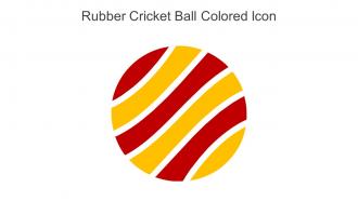 Rubber Cricket Ball Colored Icon In Powerpoint Pptx Png And Editable Eps Format