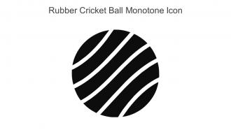 Rubber Cricket Ball Monotone Icon In Powerpoint Pptx Png And Editable Eps Format