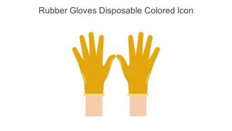 Rubber Gloves Disposable Colored Icon In Powerpoint Pptx Png And Editable Eps Format