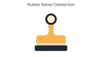 Rubber Stamp Colored Icon In Powerpoint Pptx Png And Editable Eps Format