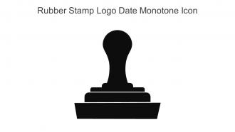 Rubber Stamp Logo Date Monotone Icon In Powerpoint Pptx Png And Editable Eps Format