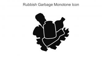 Rubbish Garbage Monotone Icon In Powerpoint Pptx Png And Editable Eps Format