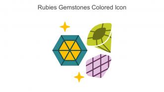 Rubies Gemstones Colored Icon In Powerpoint Pptx Png And Editable Eps Format