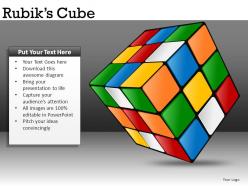 Rubiks cubes powerpoint presentation slides db